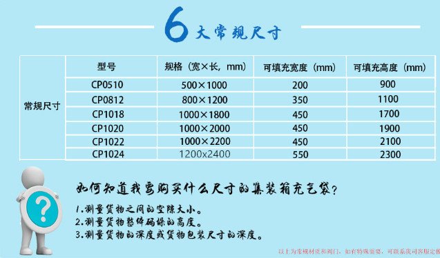 集装箱充气袋